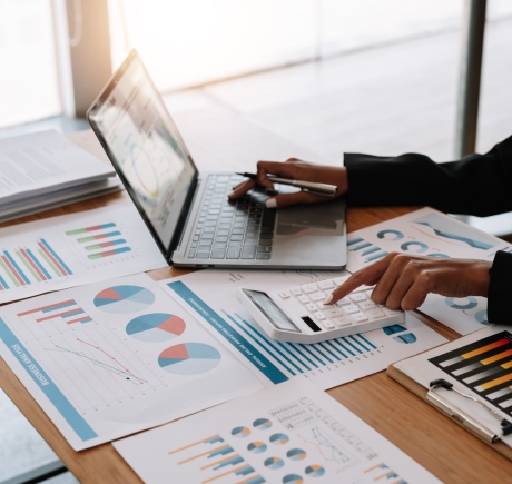 Business valuation services conducted during mergers and acquisitions in a modern office setting Valuation services